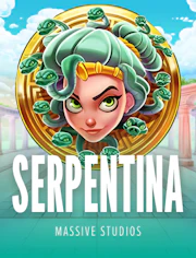 Portada de juego con serpiente estilizada